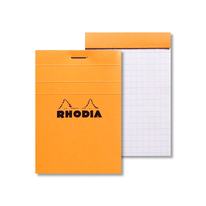 RHODIA Basics No.11 A7 74x105mm 5x5 Sq hsp Orange