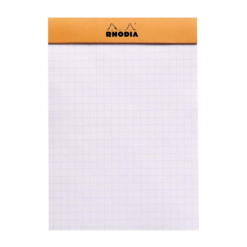 RHODIA Basics No.13 A6 105x148mm 5x5 Sq hsp Orange