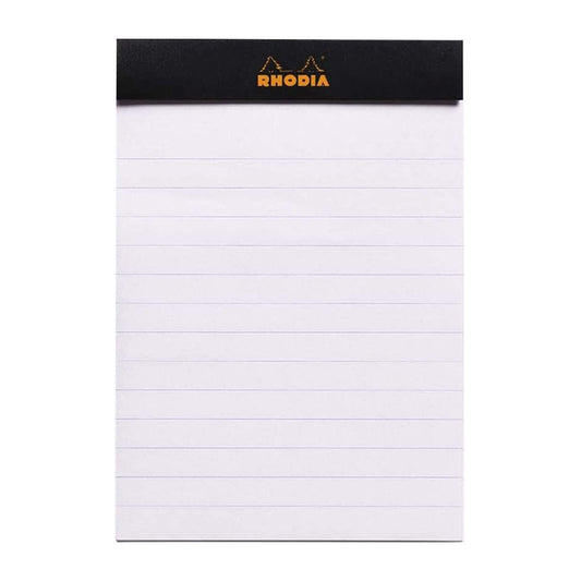 RHODIA Basics No.12 85x120mm Lined hsp Black