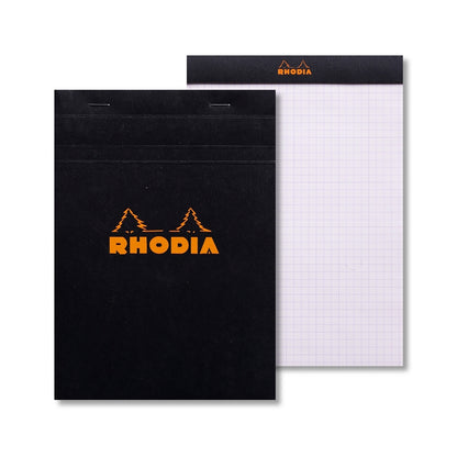 RHODIA Basics No.16 A5 148x210mm 5x5 Sq hsp Black