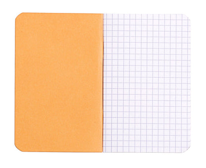 RHODIA Classic Stapled A7 75x120mm 5x5 Sq Orange