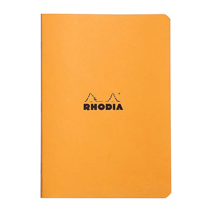 RHODIA Classic Stapled A5 148x210mm 5x5 Sq Orange