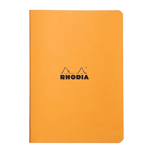 RHODIA Classic Stapled A5 148x210mm 5x5 Sq Orange