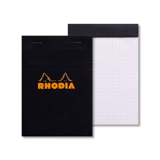 RHODIA Basics No.13 A6 105x148mm 5x5 Sq hsp Black