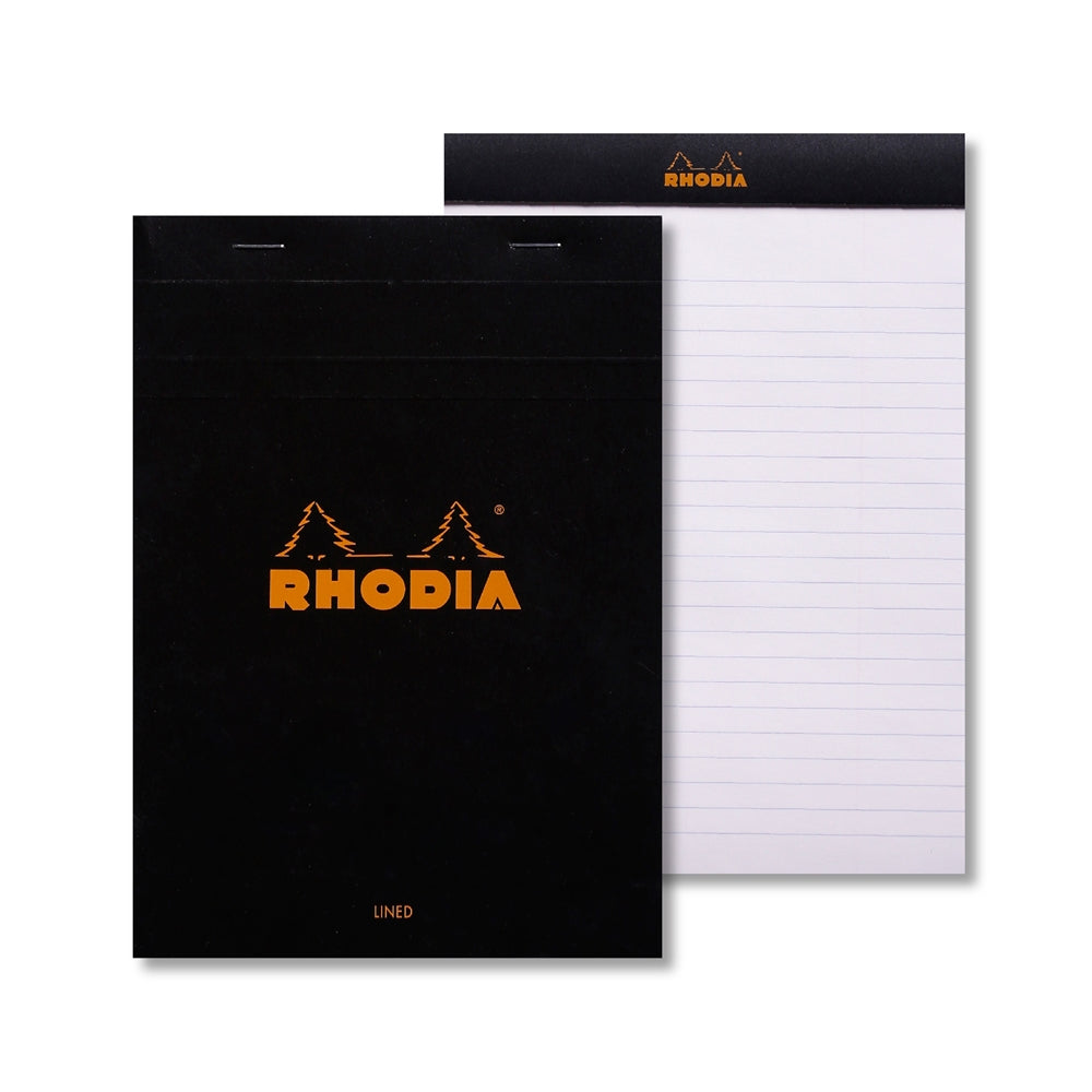 RHODIA Basics No.16 A5 148x210mm Lined+Margin hsp Black