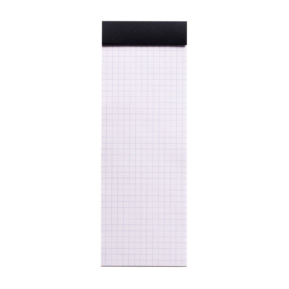 RHODIA Basics No.8 74x210mm 5x5 Sq hsp Black