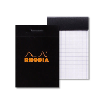 RHODIA Basics No.10 20x75mm 5x5 Sq hsp Black