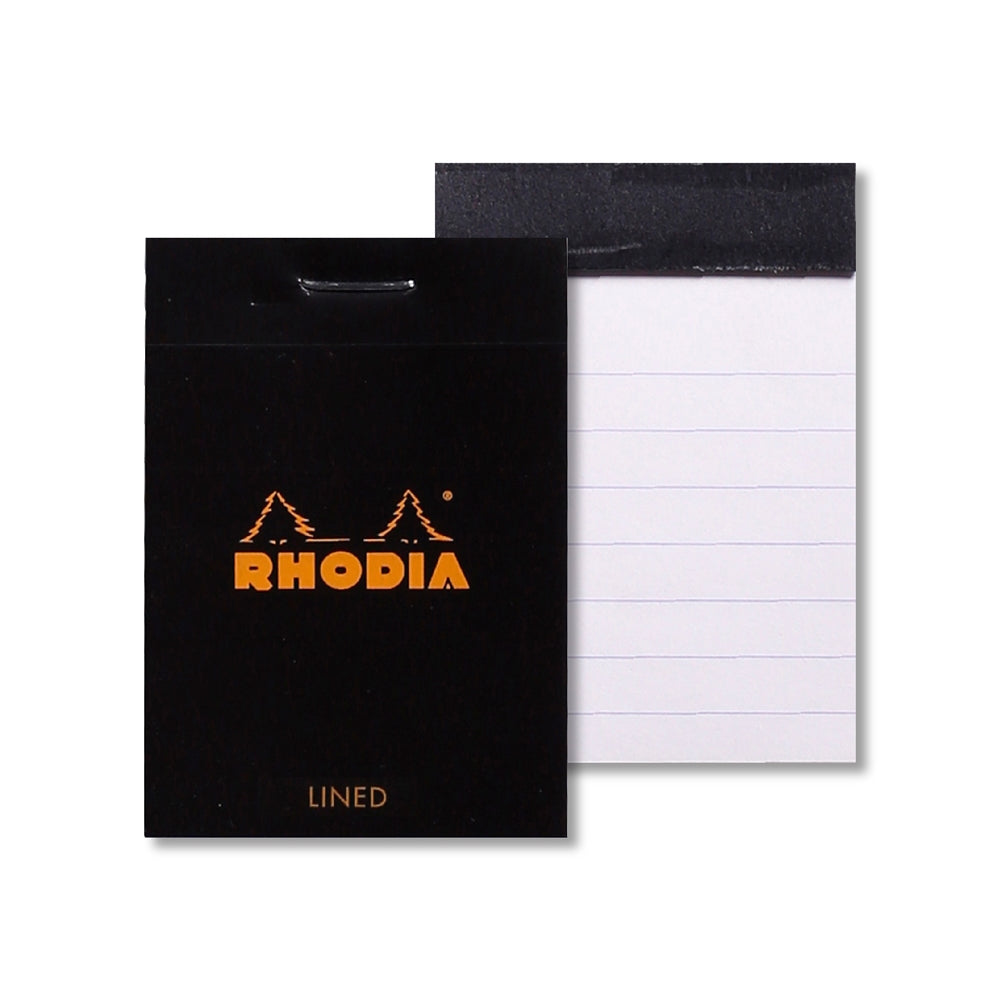 RHODIA Basics No.10 20x75mm Lined hsp Black