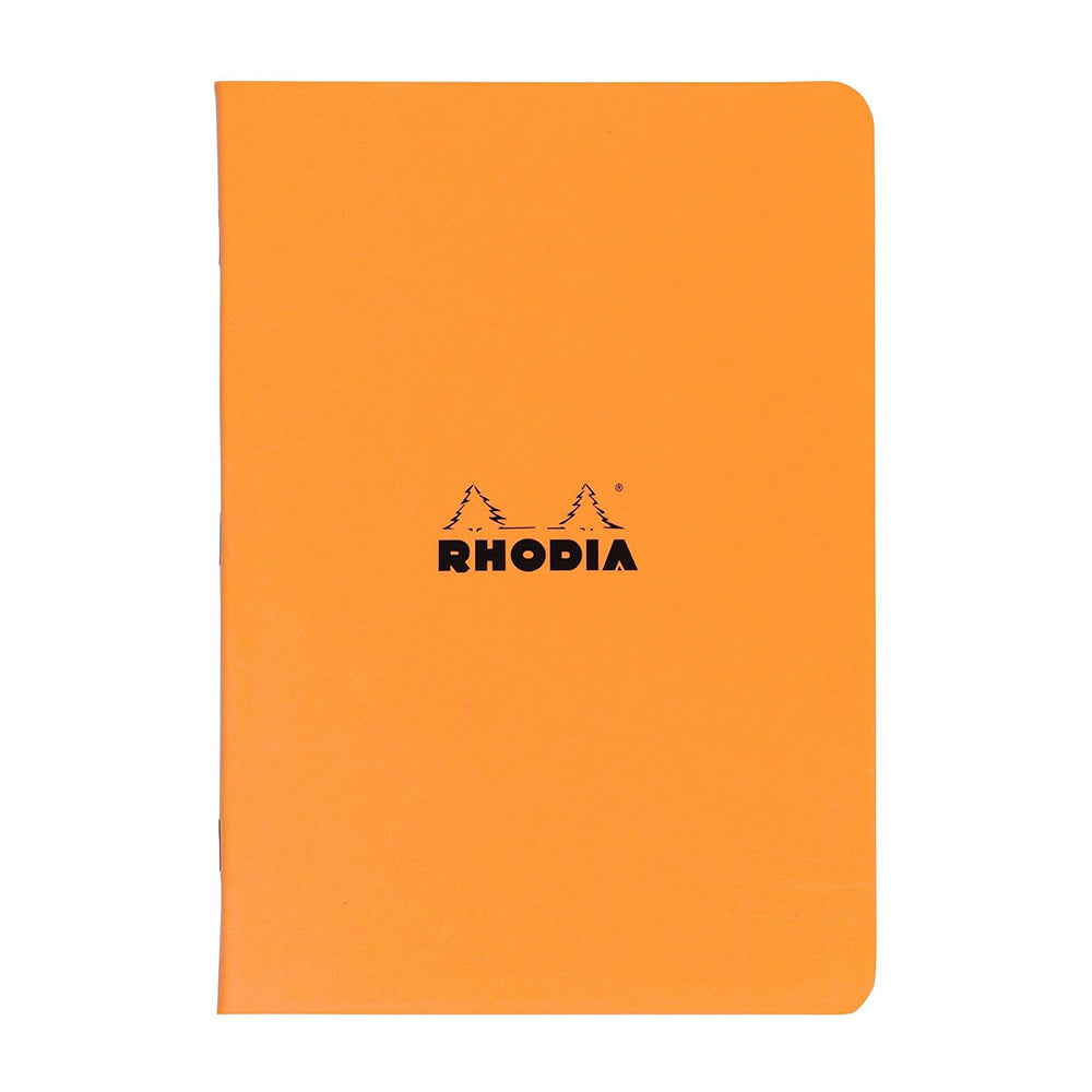 RHODIA Classic Stapled A4 210x297mm Lined Orange