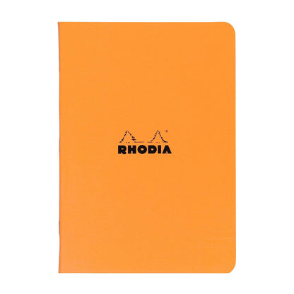 RHODIA Classic Stapled A4 210x297mm Lined Orange