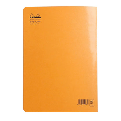 RHODIA Classic Stapled A4 210x297mm Lined Orange