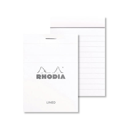 RHODIA Basics No.11 A7 74x105mm Lined hsp White