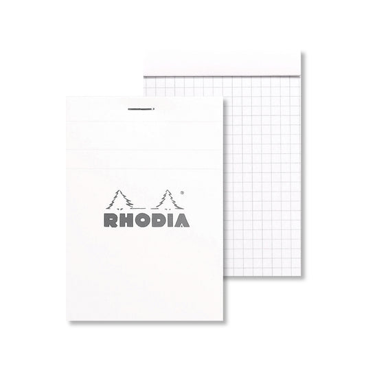 RHODIA Basics No.12 85x120mm 5x5 Sq hsp White