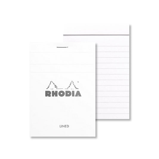 RHODIA Basics No.12 85x120mm Lined hsp White