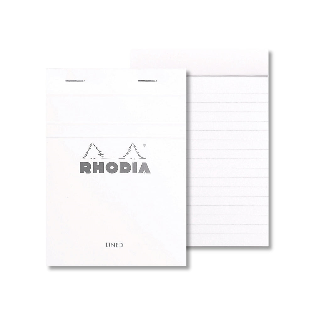 RHODIA Basics No.13 A6 105x148mm Lined hsp White