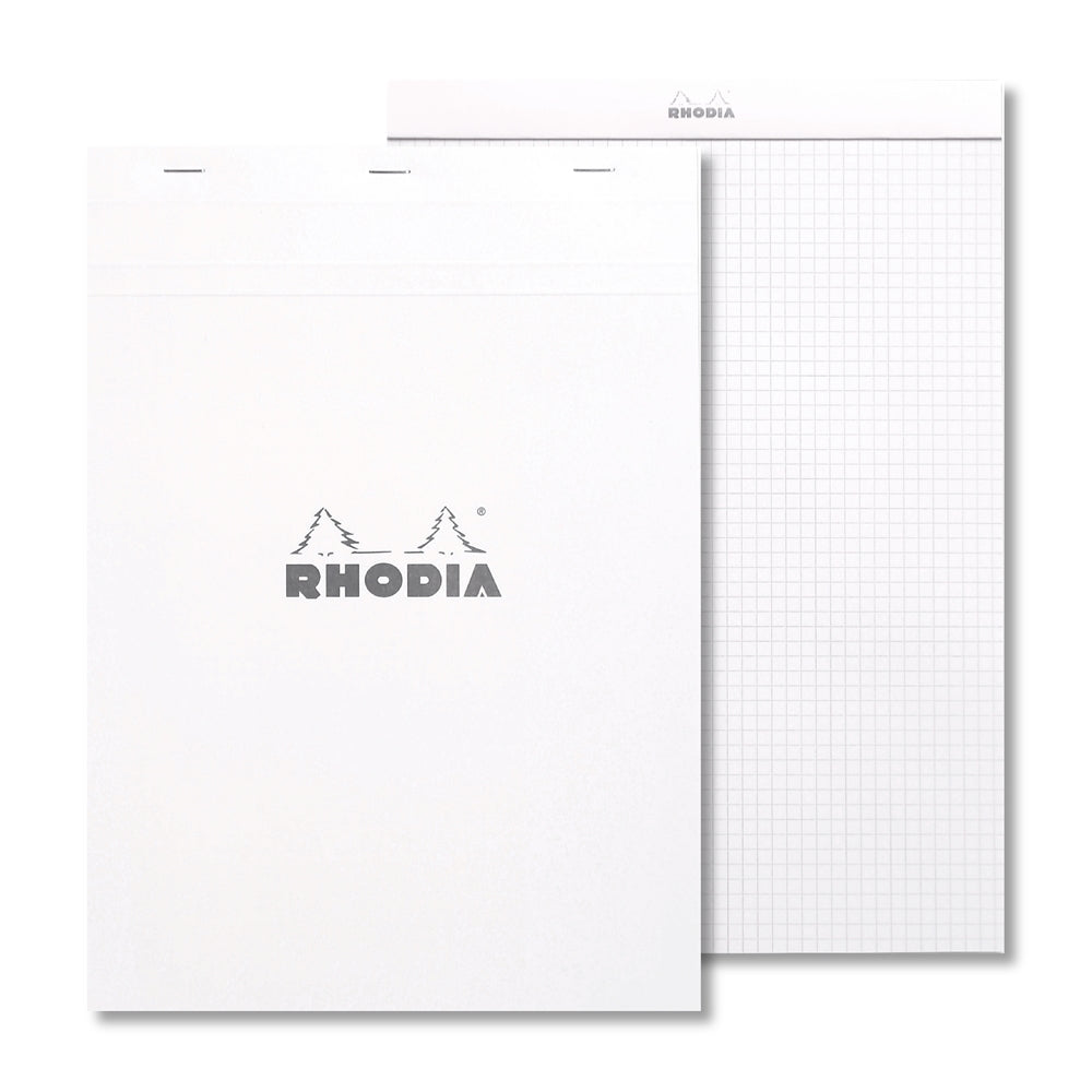 RHODIA Basics No.18 A4 210x297mm 5x5 Sq hsp White