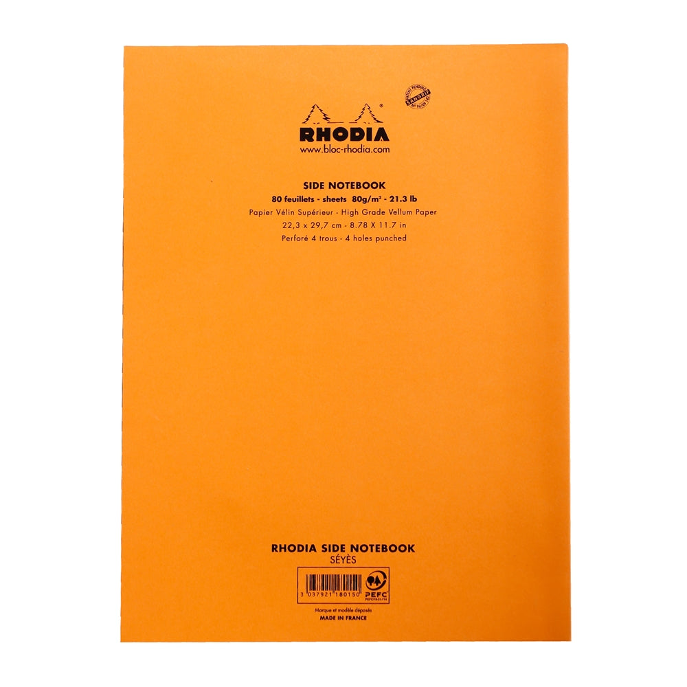 RHODIA Basics Side Pad A4 223x297mm Lined Orange