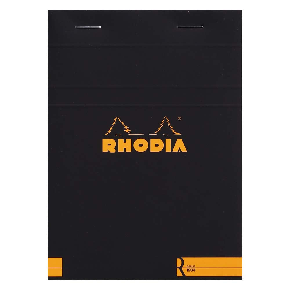 RHODIA Basics Le R No.13 104x148mm Lined hsp Black