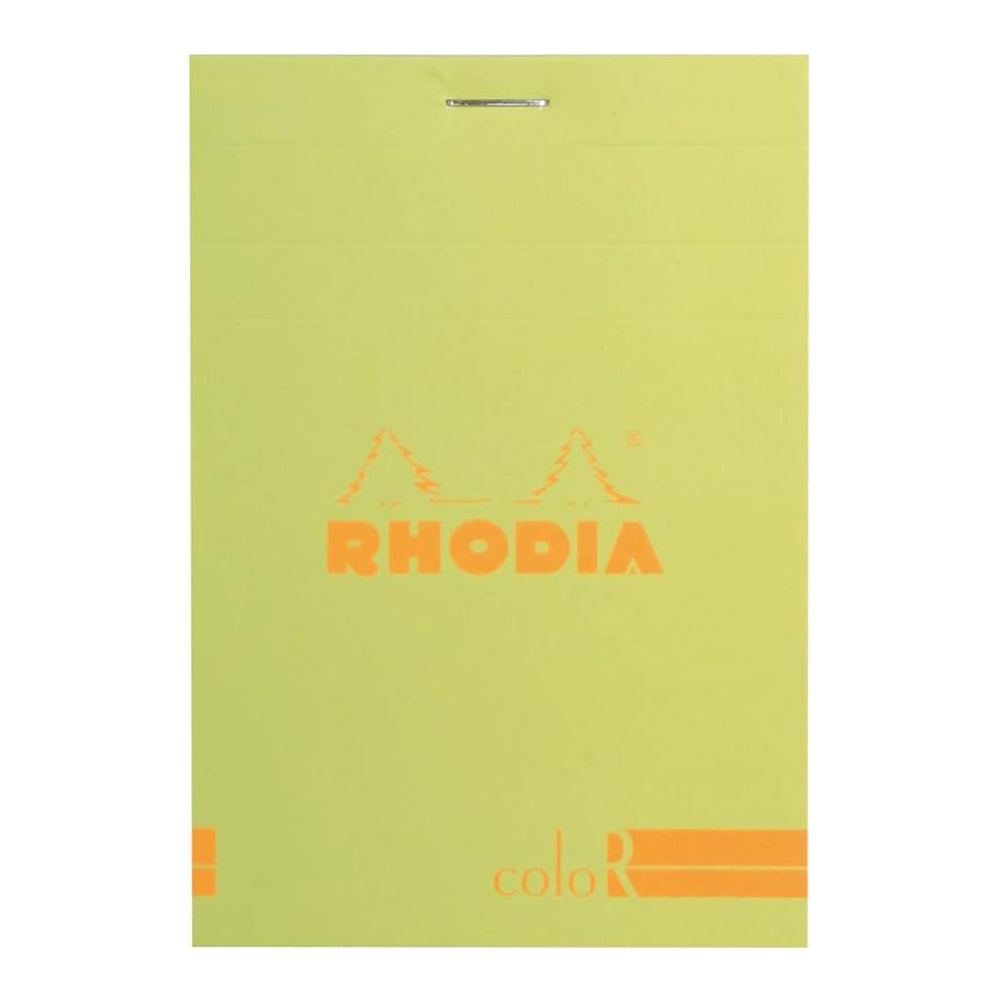 RHODIA Basics coloR No.12 85x120mm Lined Anise Grn