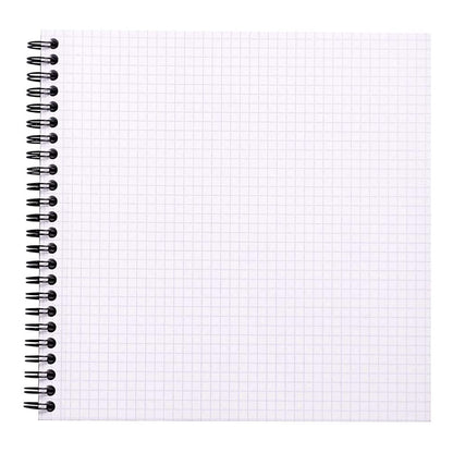 RHODIA Classic Reverse Book 210x210mm 5x5 Sq Black