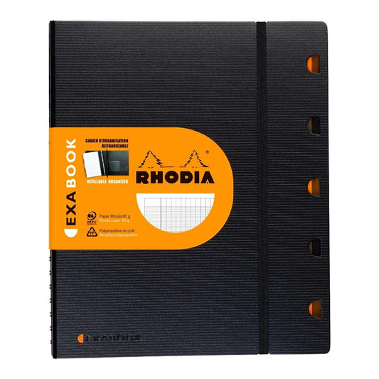 RHODIActive Exabook A4+ 225x297mm Seyes Black