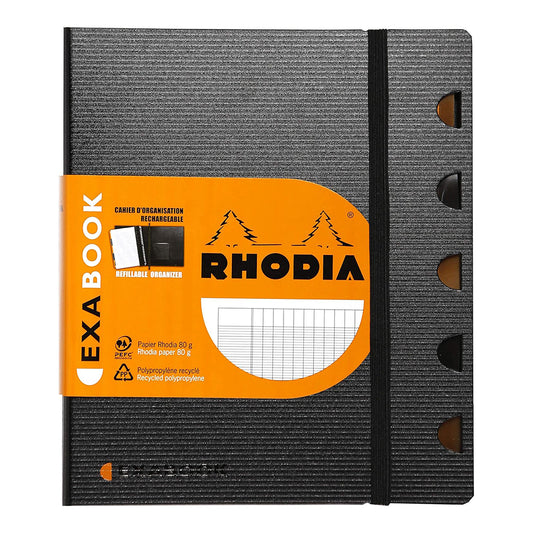 RHODIActive Exabook A5+ 160x210mm Seyes Black