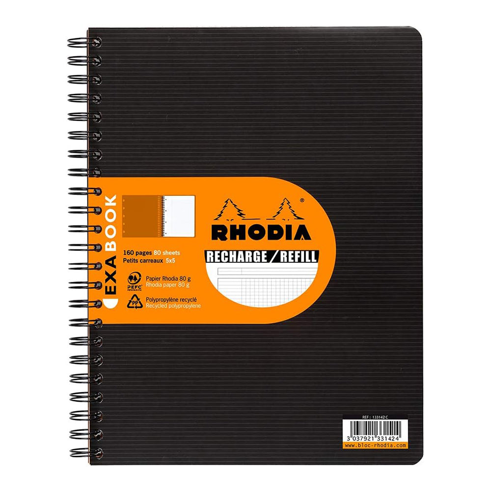 RHODIActive Exabook Refill A4+ 225x297mm 5x5 Sq