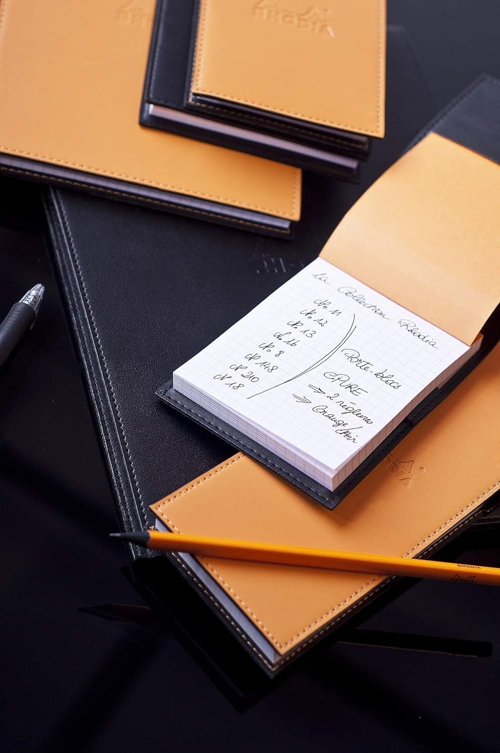 RHODIA Boutique ePure Cover+No.13 Lined Orange