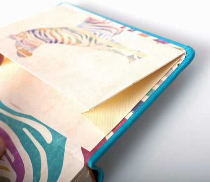 RHODIArama Webnotebook A6 Ivory Plain Hardcover-Turquoise