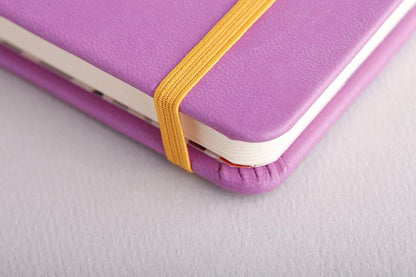 RHODIArama Webnotebook A6 Ivory Plain Hardcover-Lilac