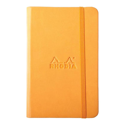 RHODIArama Webnotebook A6 Ivory Plain Hardcover-Orange