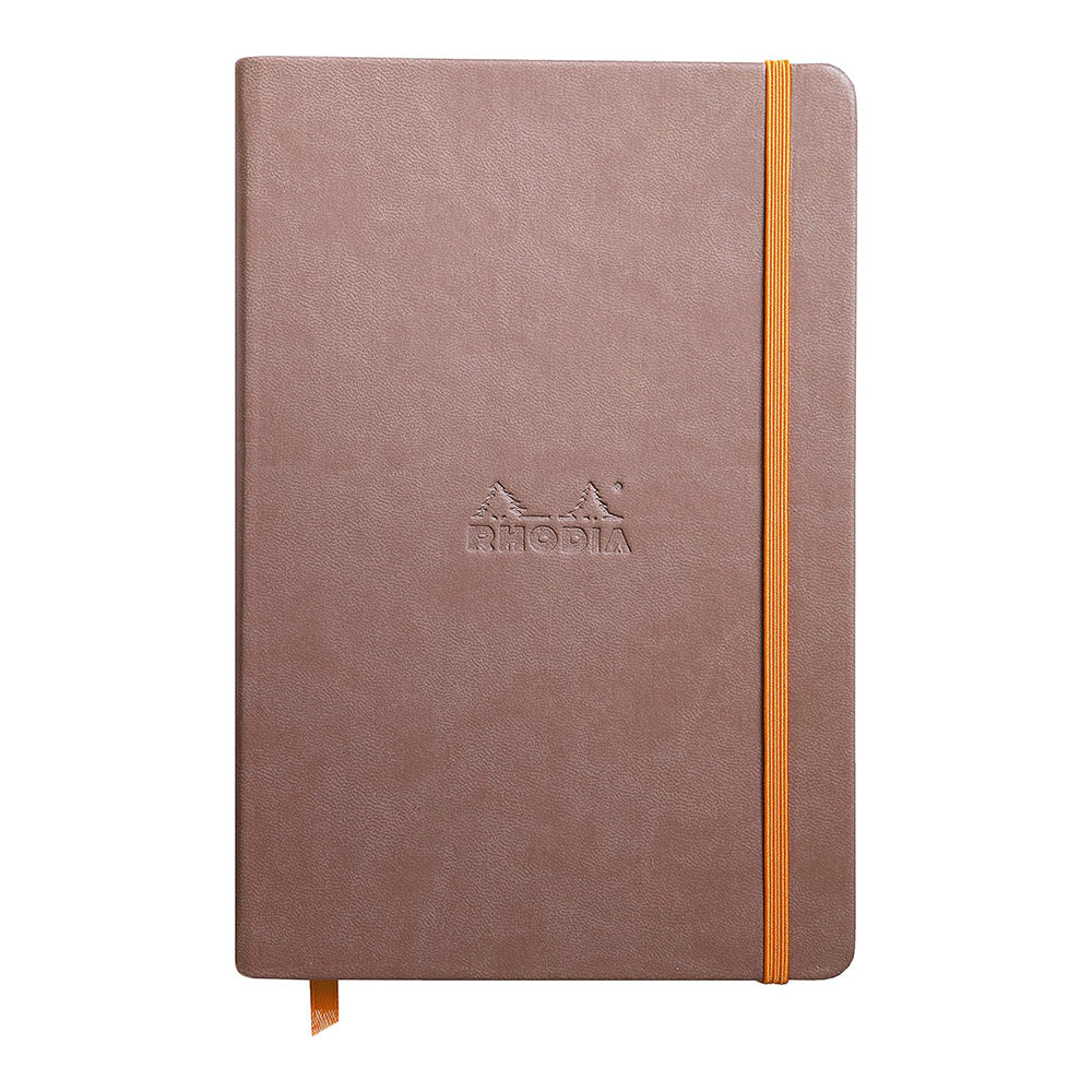 RHODIArama Webnotebook A5 Ivory Plain Hardcover-Taupe