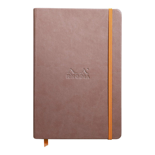 RHODIArama Webnotebook A5 Ivory Plain Hardcover-Taupe