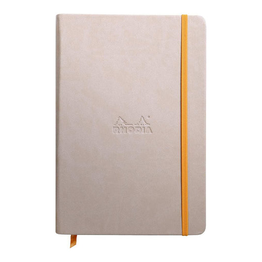 RHODIArama Webnotebook A5 Ivory Plain Hardcover-Beige