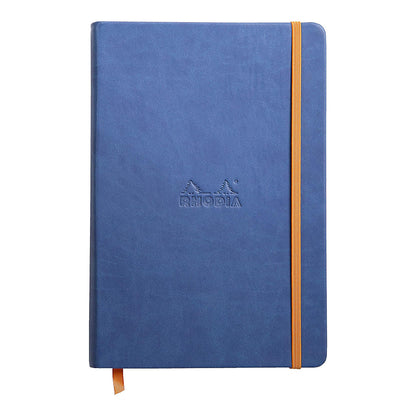 RHODIArama Webnotebook A5 Ivory Plain Hardcover-Sapphire Blue