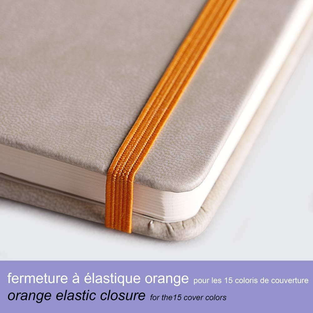 RHODIArama Webnotebook A5 Ivory Plain Hardcover-Iris