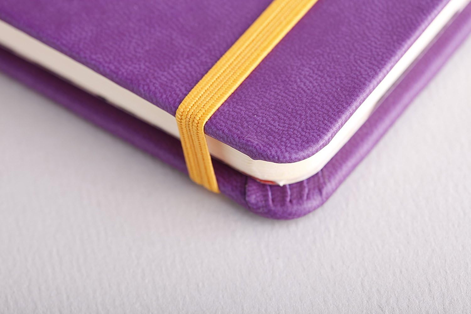 RHODIArama Webnotebook A5 Ivory Plain Hardcover-Purple