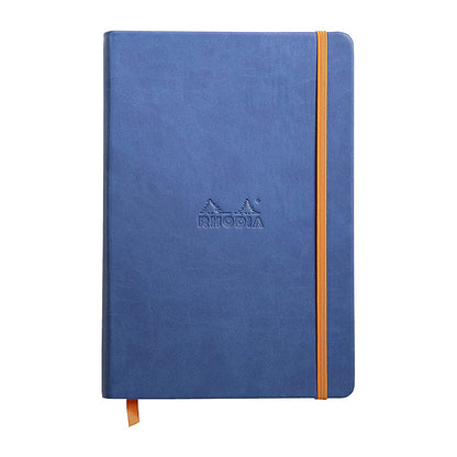 RHODIArama Webnotebook A5 Ivory Lined Hardcover-Sapphire Blue