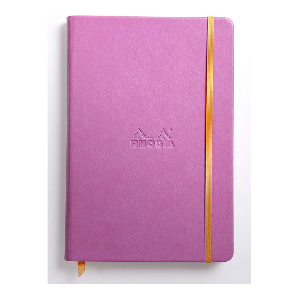 RHODIArama Webnotebook A5 Ivory Lined Hardcover-Lilac