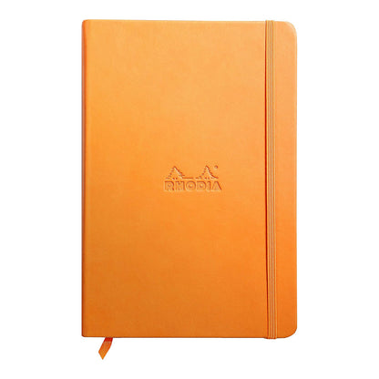 RHODIArama Webnotebook A5 Ivory Lined Hardcover-Orange