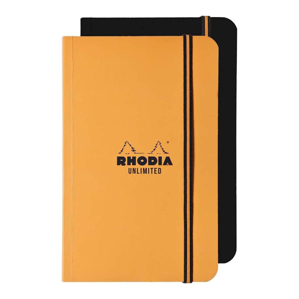 RHODIA Boutique Unlimited 90x140mm 5x5 Sq Assorted