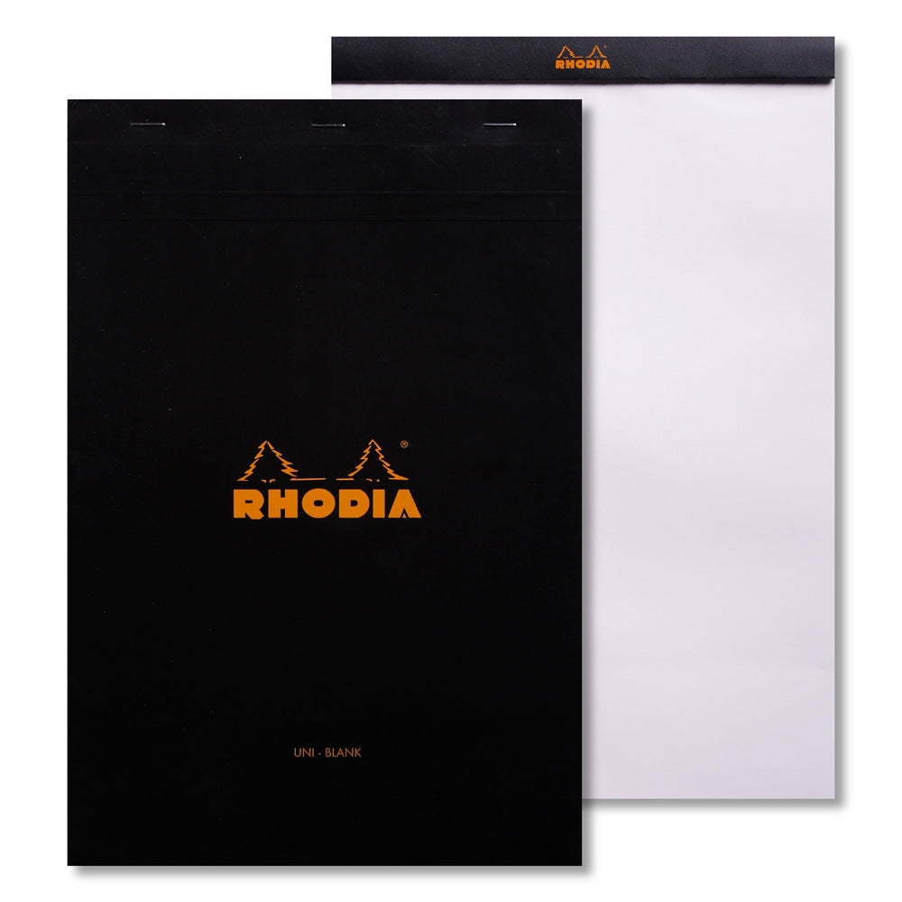 RHODIA Basics No.19 A4+-210x318mm Plain hsp Black