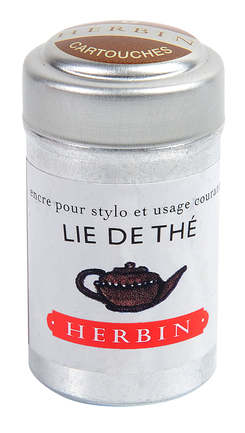 J.HERBIN LPDE Ink Cartridges 6s Lie de The