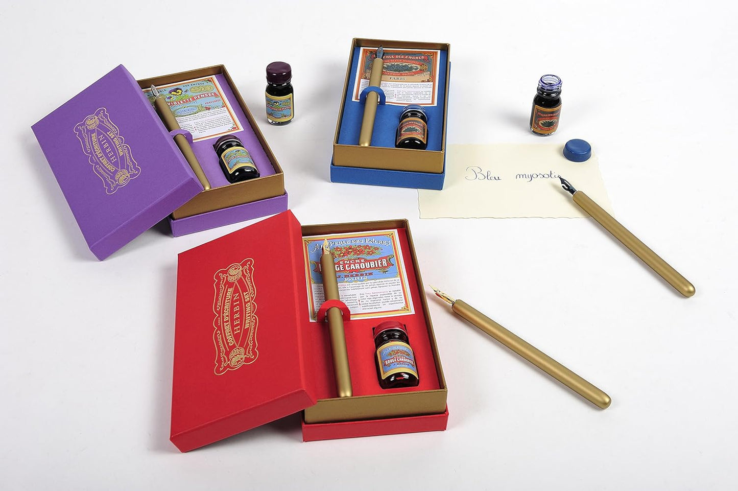 J.HERBIN Calligraphy Set Violette Pensee