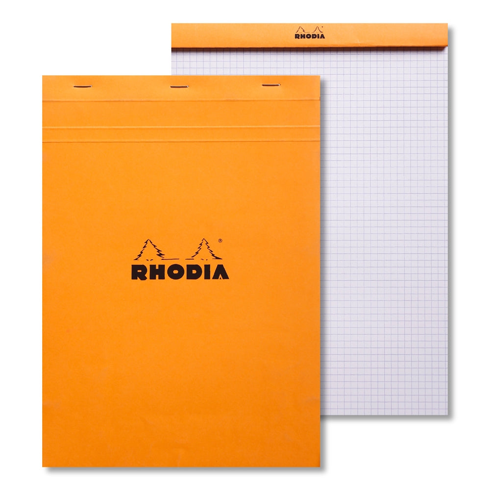 RHODIA Basics No.18 A4 210x297mm 5x5 Sq hsp Orange