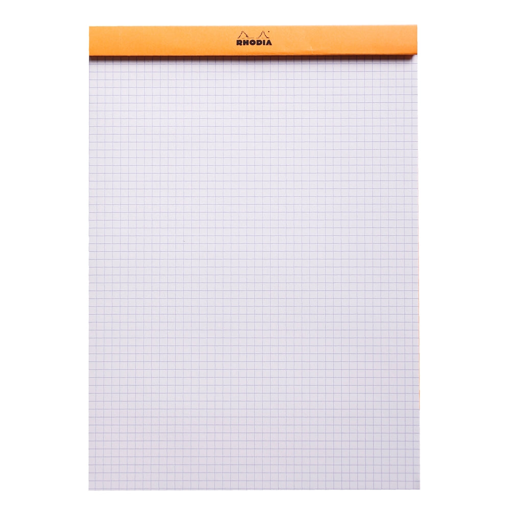 RHODIA Basics No.18 A4 210x297mm 5x5 Sq hsp Orange