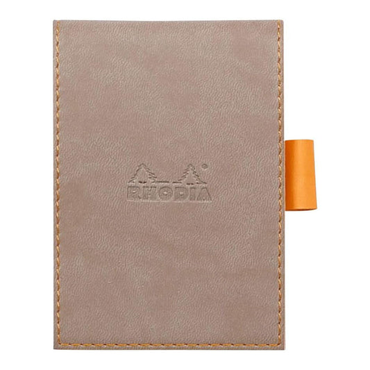 RHODIArama Notepad Cover+No.11 Lined Taupe