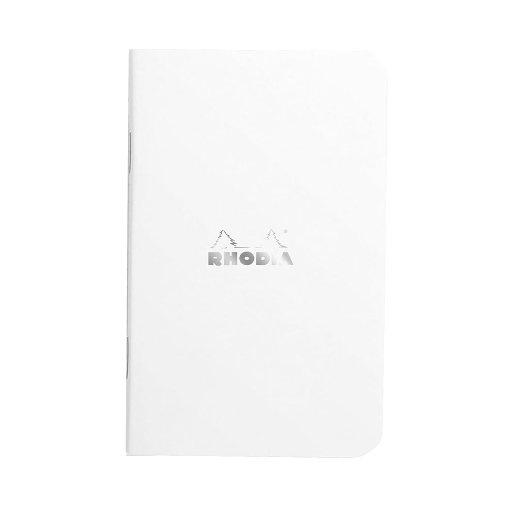 RHODIA Classic Stapled A7 75x120mm 5x5 Sq White