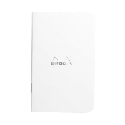 RHODIA Classic Stapled A7 75x120mm 5x5 Sq White