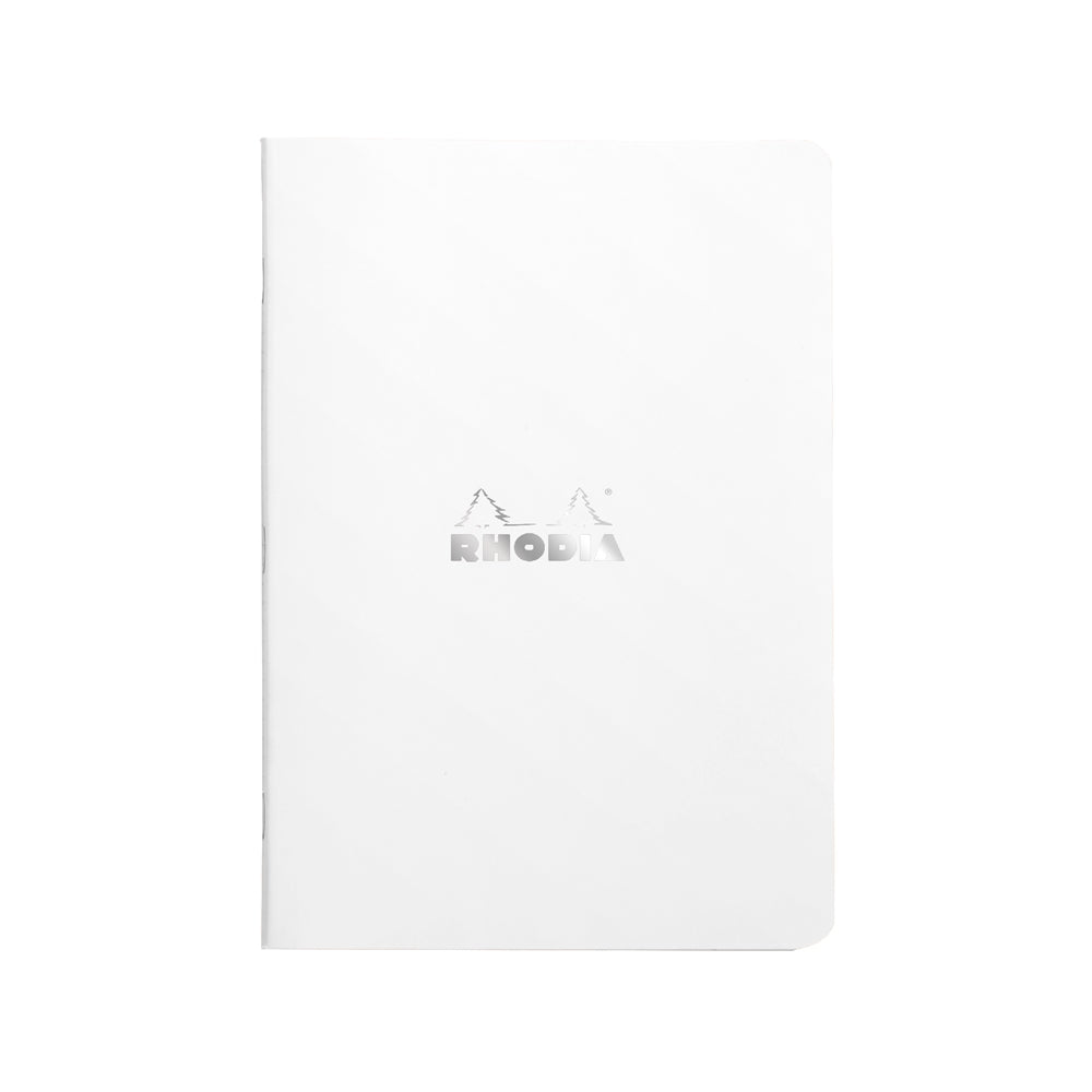 RHODIA Classic Stapled A5 148x210mm 5x5 Sq White